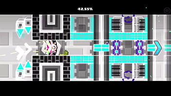 Preview 2 of Lesbian Annette Schwarz - Speed Racer 100% (3 coins) - Geometry Dash