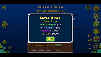 Preview 4 of Lesbian Annette Schwarz - Speed Racer 100% (3 coins) - Geometry Dash