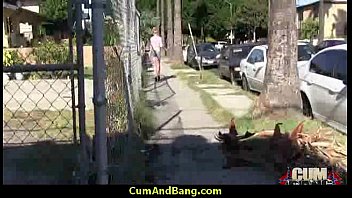 Preview 3 of Very Painfull Porn Video - Ebony chick hard fuck in interracial group 9