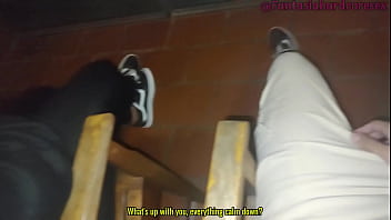 Preview 1 of Rappedalone Sleeping - Chupandole toda la pija a mi mejor amigo al aire libre mientras llueve y casi nos descubren FANTASIAHARDCORESEX
