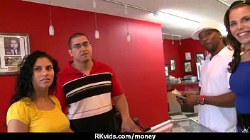 Preview 2 of Heavy Xxx Porn Sex - Stunning Euro Teen Gets Talked In To Giving A Blowjob For Cash 4
