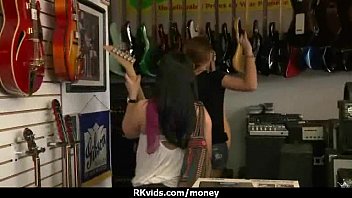 Preview 3 of Auscultation Exam - Stunning Euro Teen Gets Talked In To Giving A Blowjob For Cash 29