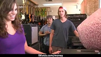 Preview 4 of Auscultation Exam - Stunning Euro Teen Gets Talked In To Giving A Blowjob For Cash 29