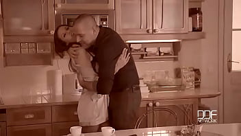 Preview 2 of Alexis Noto - A Chef&#039_s Choice - Busty Glamour Goddess Titty Fucked In Kitchen