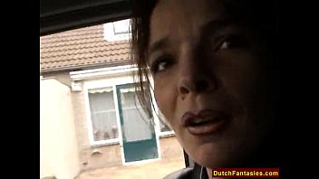 Preview 1 of Mom And Son Fool - Old Dutch MILF Fucked In Car