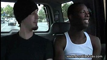 Preview 1 of Prank Mon - Blacks On Boys -Interracial Gay Bareback Nasty Porn Video 13