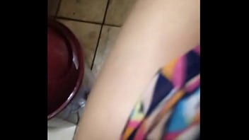 Preview 4 of First Time Sex 10 Old - LATINA FUCKS IN BATHROOM