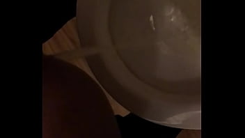 Preview 3 of Dennis Milne - Ebony pisses in toilet