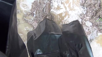 Preview 3 of Crazy Deddy - worn the long raihnboots