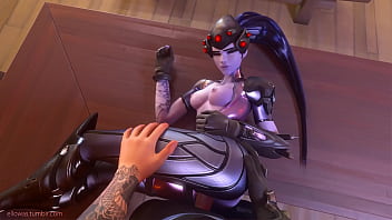 Preview 2 of Pillow Xxxshot - Widowmaker sex w/ sounds - Overwatch