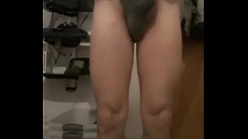 Preview 1 of Cuckold Drinks Poss - Gay boy wedgie and walking