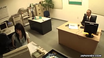 Preview 2 of Ensest Japon - Asian slut getting fucked on the office table