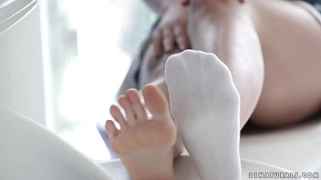 Preview 1 of Mi Fuck Moms Friend - Alessandra Jane Hot Footjob