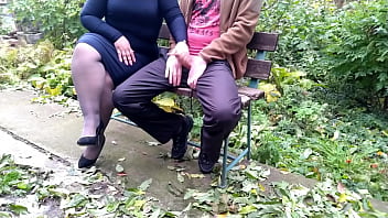 Preview 3 of Ritu Singh Bjhopuri Xxx Photo - Sexy curvy mother-in-law helped me cum in a public park