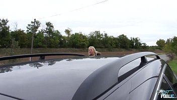 Preview 1 of Sloppy Maid - MyFirstPublic Young Nathaly Cherie stops the car and fucks her guy