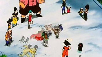 Preview 1 of Two Girls Fucking Another Man - Dragon Ball Z- Red - Let It Burn AMV