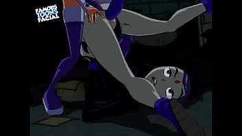 Preview 4 of No Control Creampie - Starfire x Raven Lesbian Sex