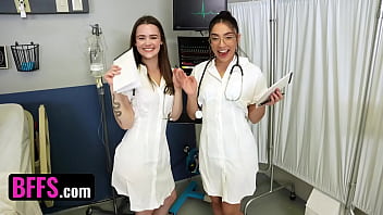Preview 1 of Meera Jasmine Actress Nude - Three Hot Doctors Take Turns Bouncing Up And Down On Lucky Patient&#039_s Dick