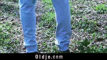 Preview 1 of Sex Chut Land - Odd older guy is smashing little horny teeny in her garden