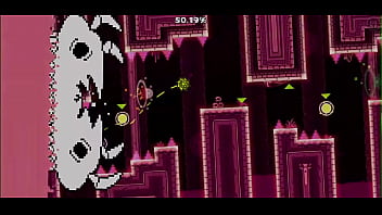 Preview 3 of Dollmorena Busty Webcam Girl - Spider Dance 100% - Geometry Dash