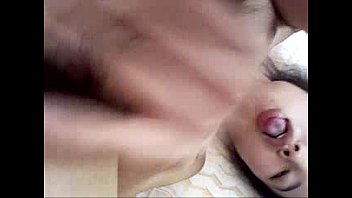 Preview 4 of Hand Free Cum Shot - Hairy asian amateur teen masturbates and cums