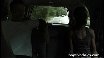 Preview 4 of Omvbpttqs - Blacks On Boys -Interracial Gay Hardcore Baeback Fuck Video 17