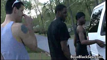 Preview 3 of Indins Anal - Blacks On Boys -Interracial Gay Hardcore Baeback Fuck Video 13