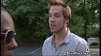 Preview 2 of Giga Cocks - Blacks On Boys -Interracial Gay Hardcore Baeback Fuck Video 03