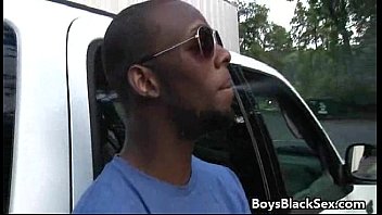 Preview 1 of Giga Cocks - Blacks On Boys -Interracial Gay Hardcore Baeback Fuck Video 03