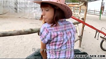 Preview 1 of Xxx Pussy Creamy - Cowgirl Tina Hot public sex for money