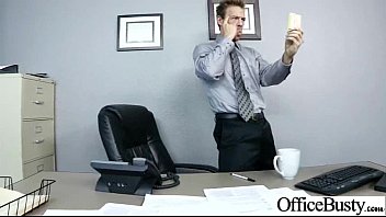 Preview 2 of New Teen Hard - (diamond) Big Tits Girl In Office Have A Hard Treat Sex movie-16