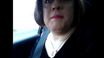 Preview 2 of Artis Nude Small - karenbabes real amateur geordie tgirl slut steps out of the car to look for cock