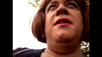 Preview 4 of Artis Nude Small - karenbabes real amateur geordie tgirl slut steps out of the car to look for cock