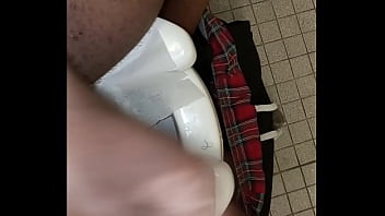 Preview 3 of Pampered Penny Ella - Library restroom stroke