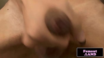 Preview 4 of Reza And Apple - Asian toyloving femboy tease and jerk solo