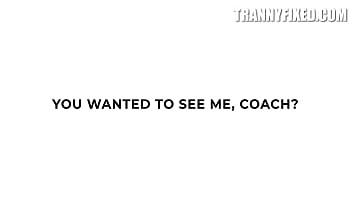 Preview 2 of Salelon Sex - You Wanted To See Me Coach Michael DelRay,  Brittney Kade