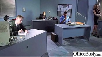 Preview 2 of Real Momdaughter And Son Incest - (julia ann) Sexy Girl With Big Boobs Banged In Office movie-15