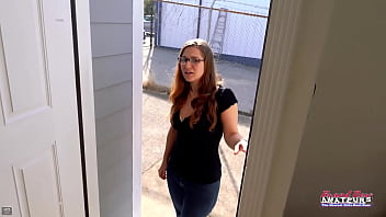 Preview 1 of Behin Enemy Lines - Green Eyed Hottie Coed Kay Lee Sucks A Dick And Gets Her Twat Stuffed!