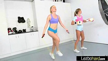 Preview 2 of Eva Lovia Wiki - (Charlotte Stokely &amp_ Kenna James) Teen Lesbians Play In Hot Act movie-09