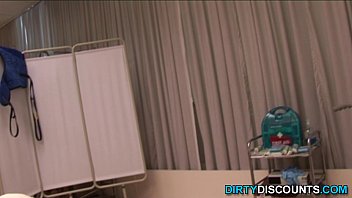 Preview 1 of Masage Iranian - Busty brit nurse pov jerking patients dick