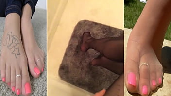 Preview 2 of Boy Wanking In Bathroom - wearing my girlfriend&#039_s black pantyhose