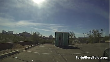 Preview 4 of Watch Asian Wife Fuck - Girl swallows cum on hiking trail in a Porta Potty Gloryhole