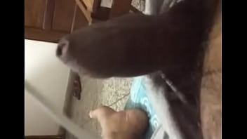Preview 1 of Asian Hairy Grandpa - Me spanking my cock