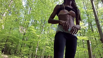 Preview 1 of Angel Stri0 - At the park 2