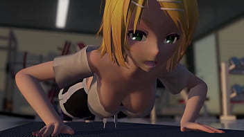 Preview 1 of Feedinh Boobs - Rin and the massage chair