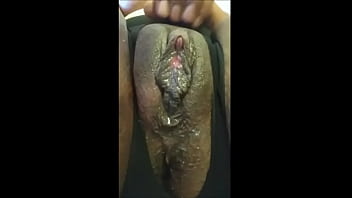 Preview 2 of First Time Saex - Black mama pleasing herself