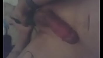 Preview 4 of Hairy Trans - hands free cumshot