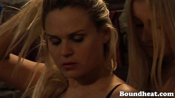 Preview 1 of Labry Sex Vidoes - Three beautiful slave babes massaging and oiling a beautiful blonde slave