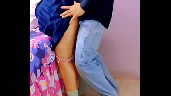 Preview 2 of Sunny Samrat Fucks - Le subo la Falda a mi Alumna para COGER y me vengo dentro de ella