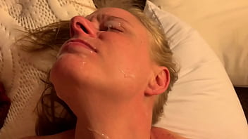 Preview 2 of Horis Girl Six5 - Slow motion Cum n eye ️ splattered facial ,  dripping 2 diff girls
